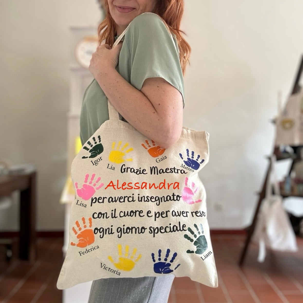 Shopper "Grazie maestra"