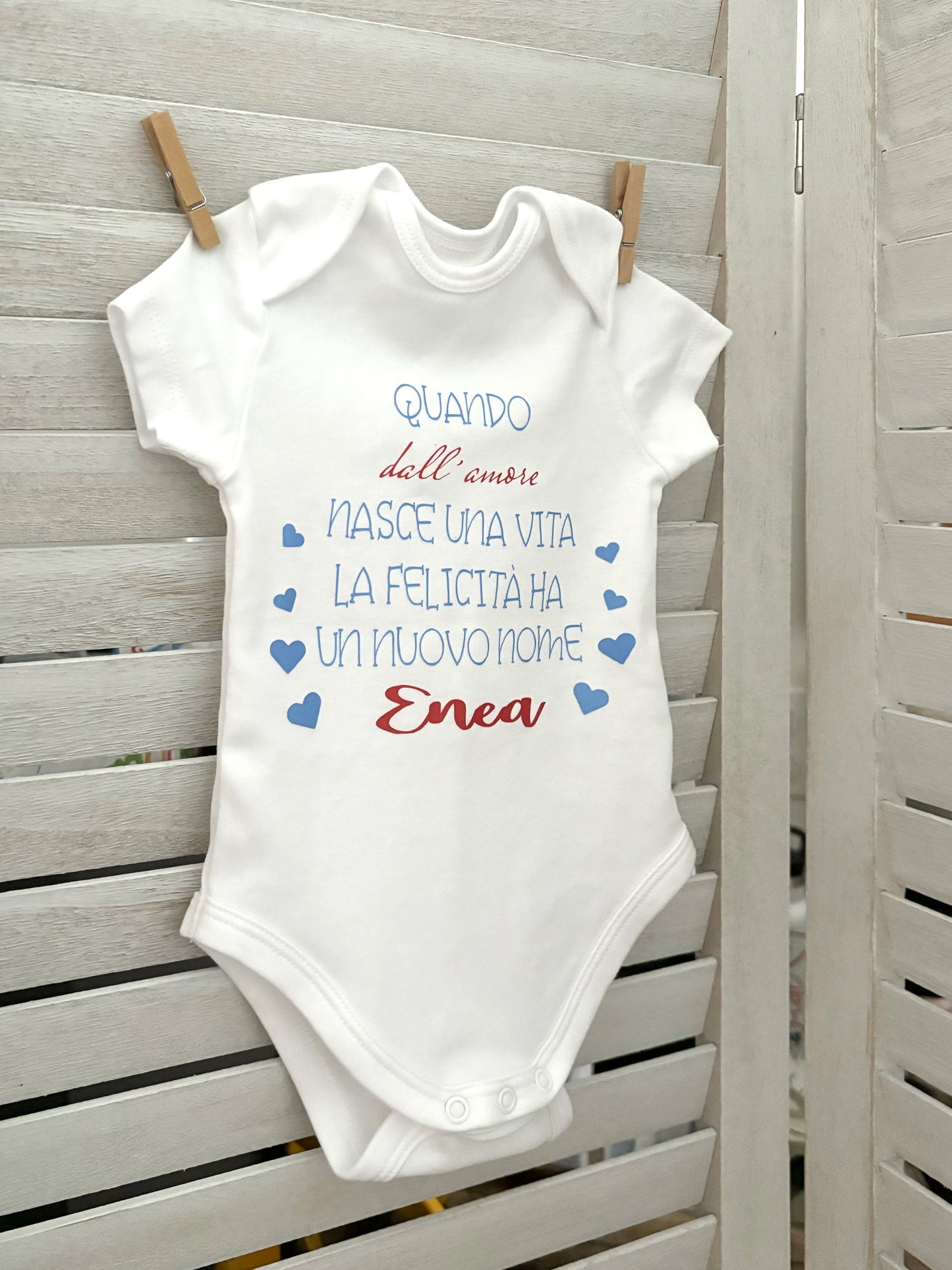 Body bebè personalizzato