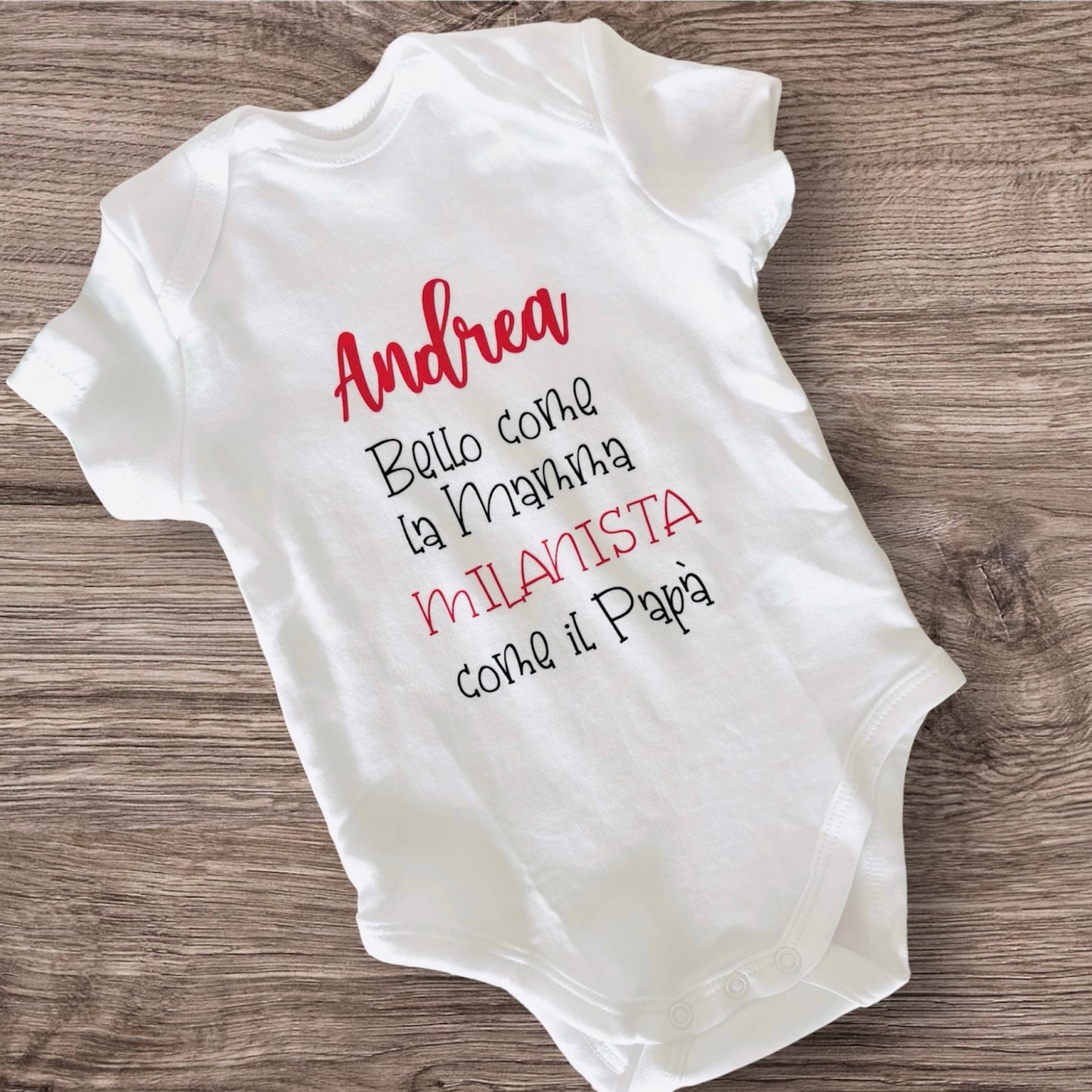 Body bebè personalizzato