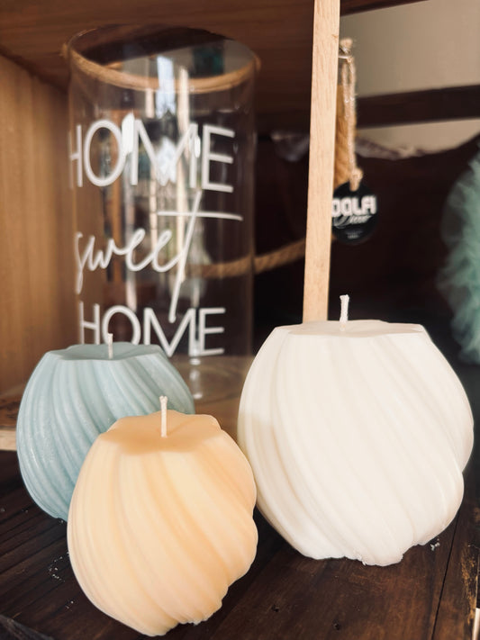 Tris candele Vento del Nord