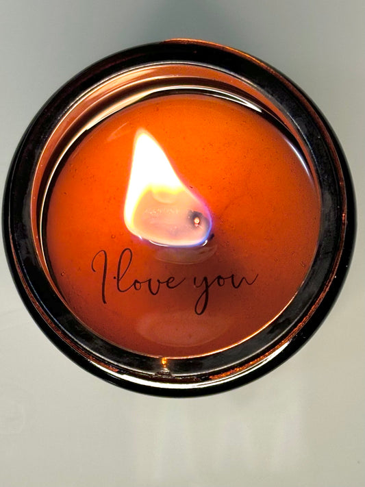 Candela ALCHIMIA con messaggio nascosto