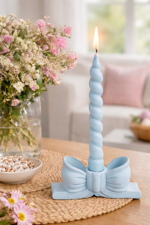 Candela Twist con porta candela