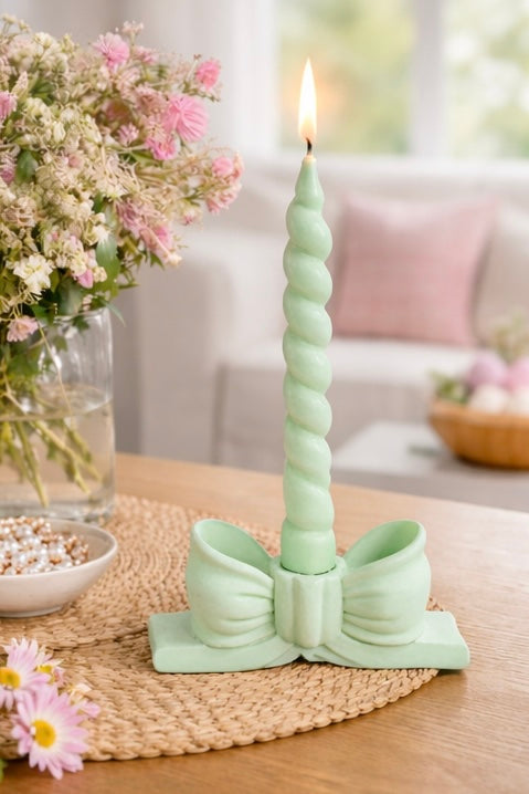 Candela Twist con porta candela